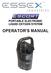 PORTABLE ELECTRONIC LIQUID OXYGEN SYSTEM OPERATOR S MANUAL