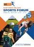 NORTHERN IRELAND SPORTS FORUM ANNUAL REPORT VOICE OF SPORT AND RECREATION IN NORTHERN IRELAND