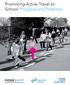 Promoting Active Travel to School: Progress and Potential