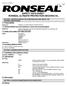 SAFETY DATA SHEET RONSEAL ULTIMATE PROTECTION DECKING OIL