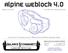 Alpine WebLock 4.0. Made in the USA. 1-inch Slackline Webbing Anchor. Instructions for handling and use - Please read in full before using this device