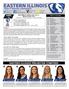 EASTERN ILLINOIS Women s Basketball. 11 Erica Brown EASTERN ILLINOIS PROJECTED STARTERS GAME 13