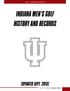 INDIANA MEN S GOLF HISTORY AND RECORDS