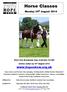 HORSE. Monday 25 th August Marsh Farm Showground, Hope, Derbyshire S33 6RD.