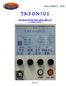 Tafonius. Auxiliary Mode Operating Manual A USERS GUIDE