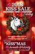 2018 KISS SALE KISS MAS. Catalog. Juvenile &Futurity. Held in Conjunction with the 4th Annual. Saturday, December 15, 2018