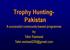 Trophy Hunting- Pakistan. A successful community-based programme by Tahir Rasheed