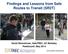 Findings and Lessons from Safe Routes to Transit (SR2T) David Weinzimmer, SafeTREC, UC Berkeley PedsCount!, May 2014