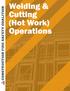 Welding and Cutting (Hot Work) Operations Self-Audit Checklist. Building Room Supervisor Date