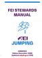 FEI STEWARDS MANUAL ANNEXES Edition November 2009 Updated JulyAugust 2018