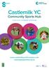 Castlemilk YC. Community Sports Hub.   YOUR LOCAL COMMUNITY SPORTS HUB