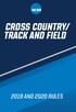 CROSS COUNTRY/ TRACK AND FIELD