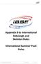 Appendix 9 to International Bobsleigh and Skeleton Rules International Summer Push Rules