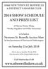 2018 Show Schedule.   on Saturday 21st July 2018