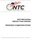2014 USA Cycling National Track Calendar Information & Application Packet