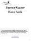 Parent/Skater Handbook