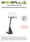 Instruction Manual for ZY-021 Height adjustable Acrylic Backboard with Chain net