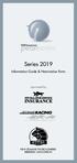 Series Information Guide & Nomination Form. sponsored by NEW ZEALAND THOROUGHBRED BREEDERS ASSOCIATION