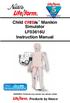 Child CRiSis Manikin Simulator LF03616U Instruction Manual
