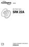 Non-Return Valve SRK 22A. Original Installation Instructions