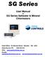 SG Series. User Manual for SG Series Saltwater & Mineral Chlorinators
