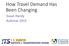How Travel Demand Has Been Changing. Susan Handy Asilomar 2015