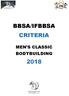 BBSA/IFBBSA CRITERIA MEN S CLASSIC BODYBUILDING