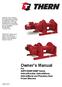 Owner s Man ual. For 4HPF/4HWF/4HBP Series Helical/Parallel, Helical/Worm, Helical/Bevel and Planetary Gear Power Winches