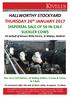HALLWORTHY STOCKYARD THURSDAY 26 th JANUARY 2017 DISPERSAL SALE OF 56 IN-CALF SUCKLER COWS On behalf of Brown Willy Farms, St Mabyn, Bodmin