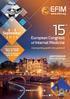 European Congress. 2-3 September. of Internal Medicine AMSTERDAM. Connecting with the patient.   May 15, 2016.