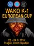 WAKO K-1 EUROPEAN CUP