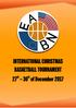 International Christmas Basketball Tournament (ICBT) European American Basketball Network (EABN)
