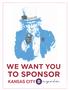 WE WANT YOU TO SPONSOR