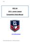 NRL SA Junior League. Competition Rules Manual