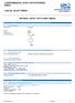 4-NITROBENZOIC ACID FOR SYNTHESIS MSDS. CAS No: MSDS MATERIAL SAFETY DATA SHEET (MSDS)