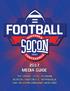SOCONSPORTS.COM Southern Conference Football Media Guide