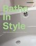 Bathe In Style. Cable-Operated Bath Waste and Overflows