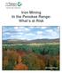 Iron Mining In the Penokee Range- What s at Risk Penokee Range
