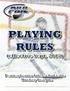 SUMMARY OF APPROVED PIHL RULE CHANGES FOR SEASON