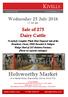 Wednesday 25 July am. Sale of 275 Dairy Cattle. Holsworthy Market. New Market Road, Holsworthy, Devon, EX22 7FA