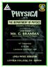 PHYSICA 2K18 GENERAL RULES