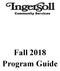 Fall 2018 Program Guide