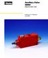 Auxiliary Valve QDS6 Sequence Valve, 3-way. Catalogue HY /UK June 2003