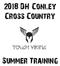 2018 DH Conley Cross Country. Summer Training