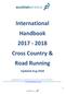 International Handbook Cross Country & Road Running
