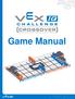 VEX IQ Challenge Crossover Game Manual