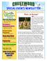 SPECIAL EVENTS NEWSLETTER