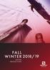 FALL WINTER ALPINE PROTECTIVES 2018/19