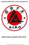 AIKO Kumite Competition Rules 2018