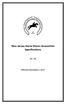 New Jersey Horse Shows Association Specifications